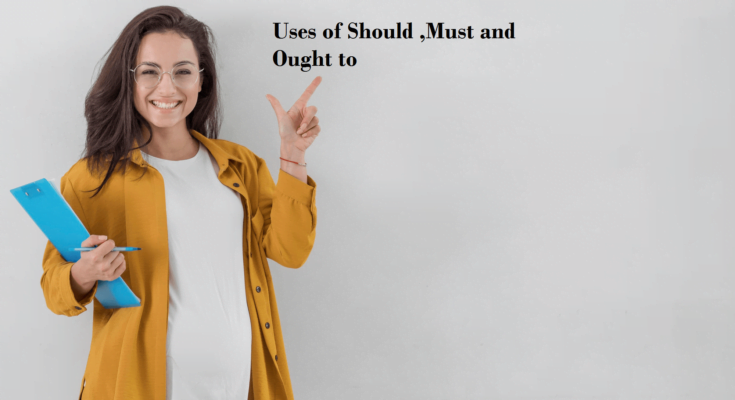 Uses of Should ,Must and Ought to